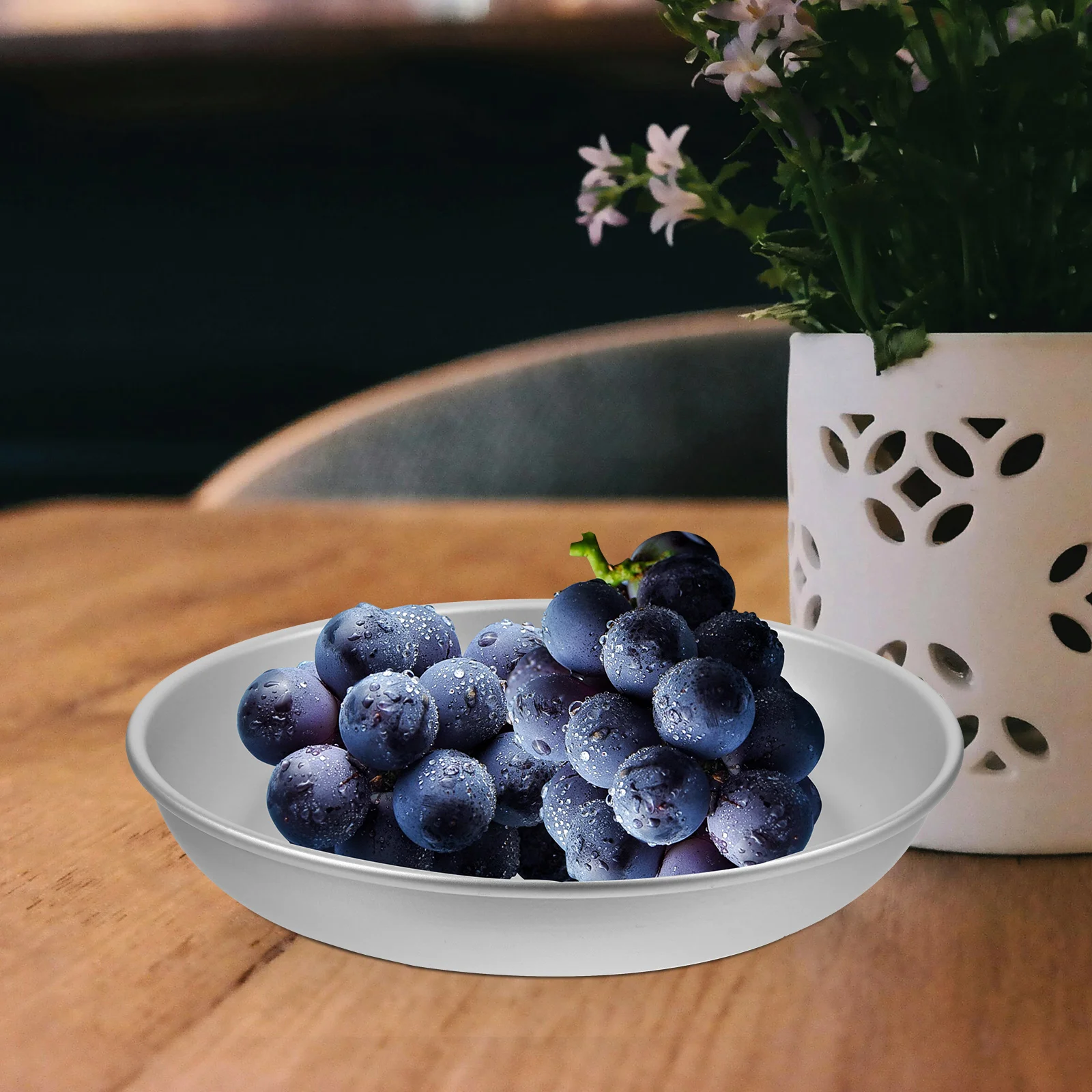 Food Trays Aluminum Alloy Plate for Outdoor Party Household Picnic Serving Silver Display Dessert
Food Trays Aluminum Alloy Plate for Outdoor Party Household Picnic Serving Silver Display Dessert