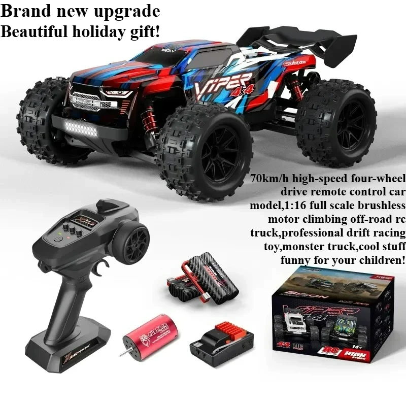 Cool Stuff Toy Car Funny Gift-70km/h High-speed 4WD Rc Cars for Adults,1:16 Full Scale Off-road Monster Truck,Remote Control Car
Cool Stuff Toy Car Funny Gift-70km/h High-speed 4WD Rc Cars for Adults,1:16 Full Scale Off-road Monster Truck,Remote Control Car