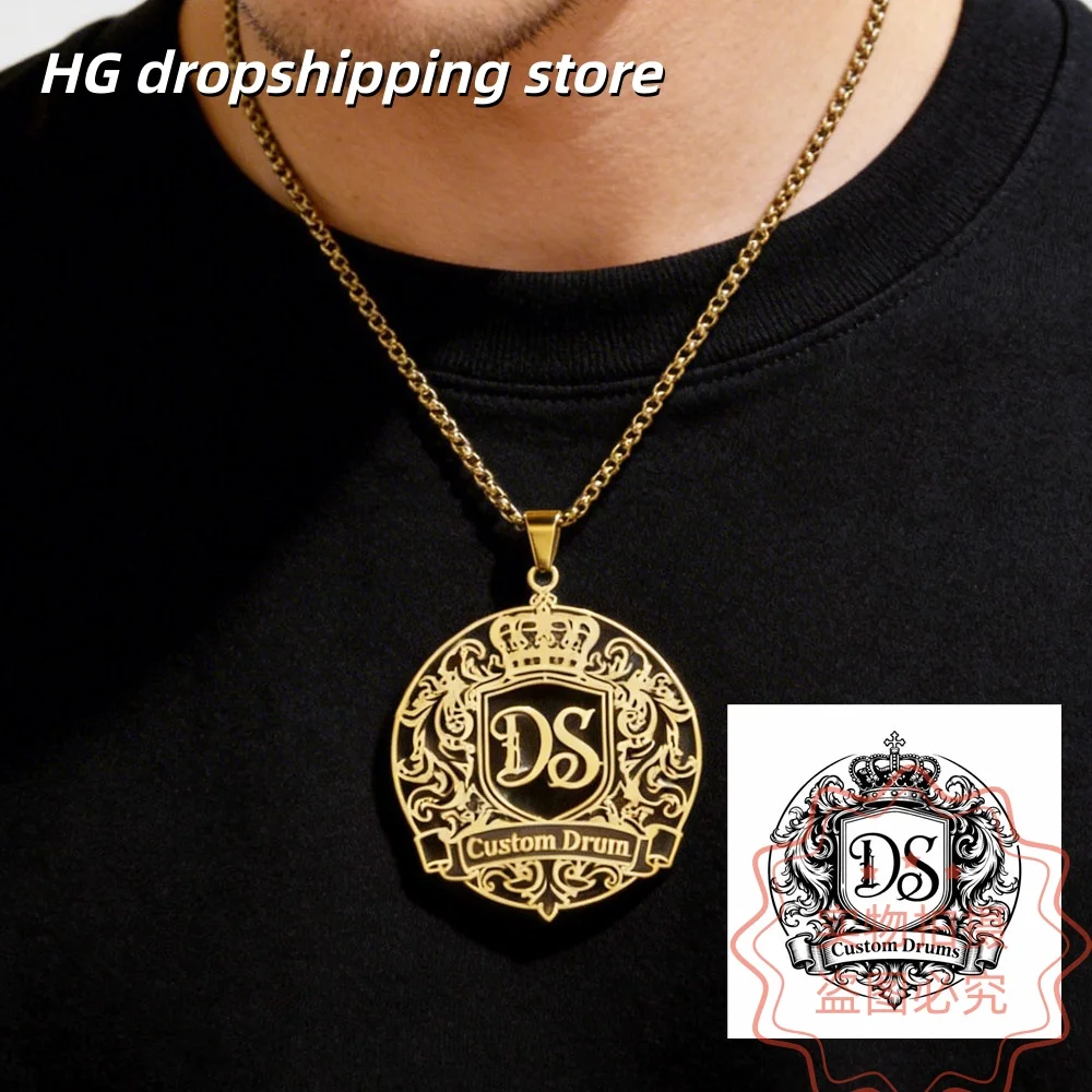 Custom Logo Pendant Necklace Personalized Picture Chain For Men Hiphop Punk Stainless Steel Thick Chain Jewelry For Birthday
Custom Logo Pendant Necklace Personalized Picture Chain For Men Hiphop Punk Stainless Steel Thick Chain Jewelry For Birthday