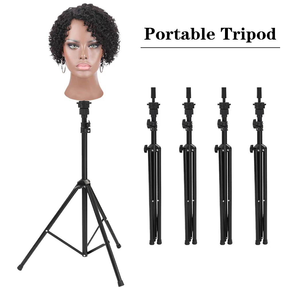 Black Metal Wig Stand Tripod Adjustable Mannequin Head Stand Wig Head Stand Training Heads Canvas Block Head Stand For Salon
Black Metal Wig Stand Tripod Adjustable Mannequin Head Stand Wig Head Stand Training Heads Canvas Block Head Stand For Salon