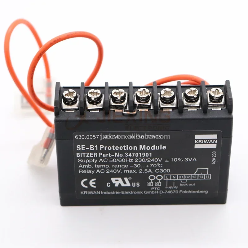 SE-B1 Protection Module Bitzer Part No.34701901 Compressor Module Protector New and Original
SE-B1 Protection Module Bitzer Part No.34701901 Compressor Module Protector New and Original
