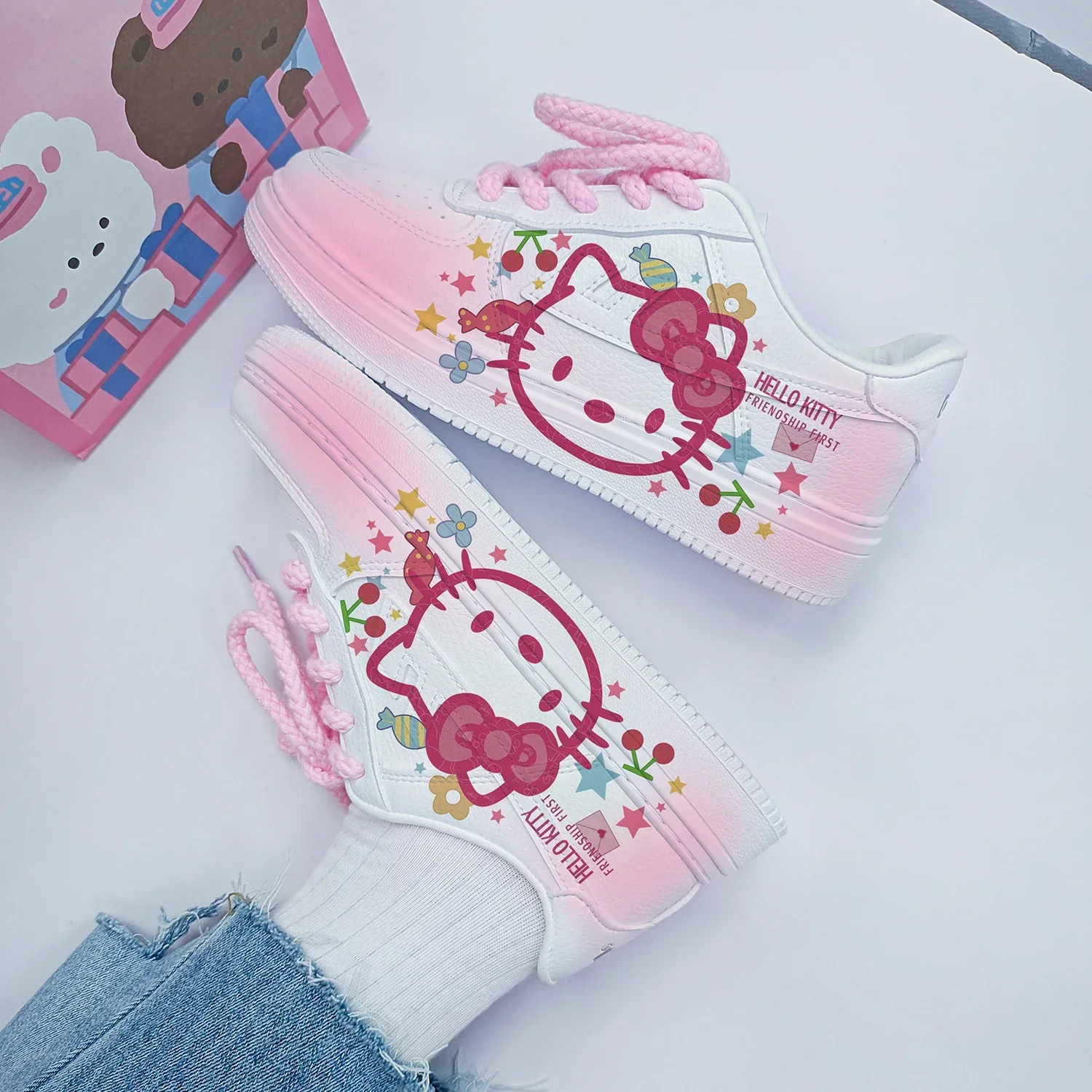 New cartoon Kuromi princess cute Casual shoes soft sports shoes for girlfriend gift EU size 35-44
New cartoon Kuromi princess cute Casual shoes soft sports shoes for girlfriend gift EU size 35-44