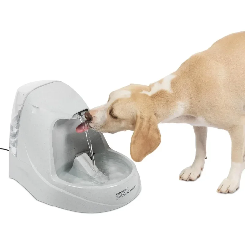 PetSafe Platinum Cat Water Fountain (168 oz/5L) - Pet Fountain for All Pet Sizes, Indoor Use, Encourages More Drinking 
PetSafe Platinum Cat Water Fountain (168 oz/5L) - Pet Fountain for All Pet Sizes, Indoor Use, Encourages More Drinking