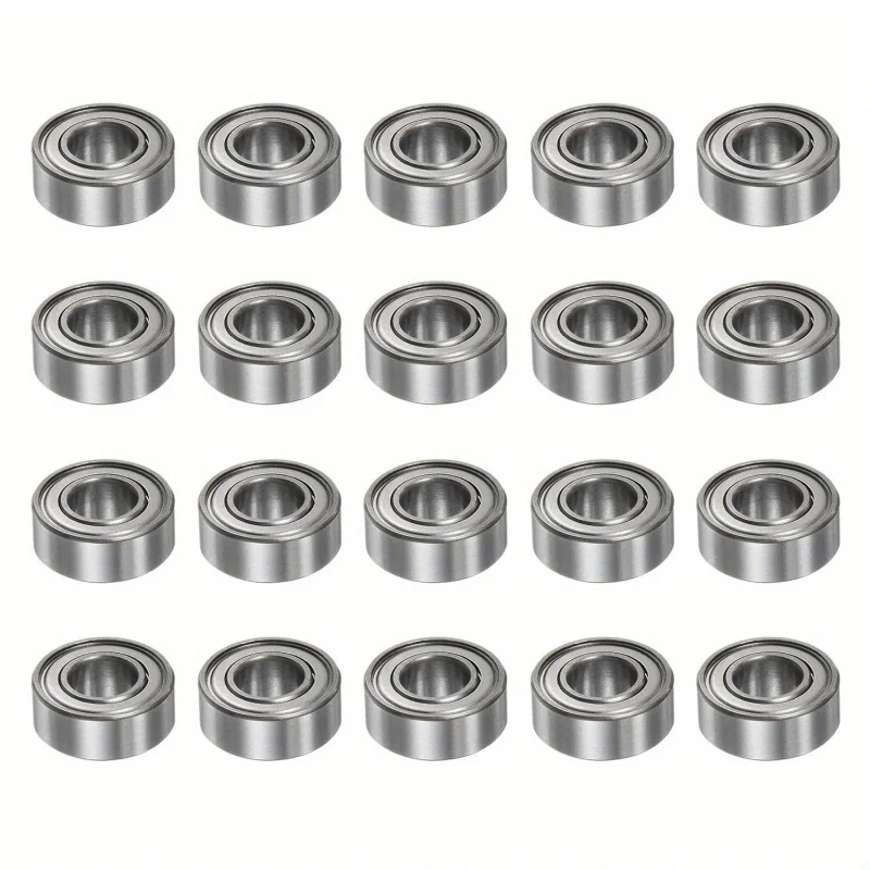 20 Pieces 686ZZ Deep Groove Ball Bearing 6 Millimeter Aperture 13 mm AD 5 mm Thick Chrome Steel Double Sealed Bearing for Motor
20 Pieces 686ZZ Deep Groove Ball Bearing 6 Millimeter Aperture 13 mm AD 5 mm Thick Chrome Steel Double Sealed Bearing for Motor