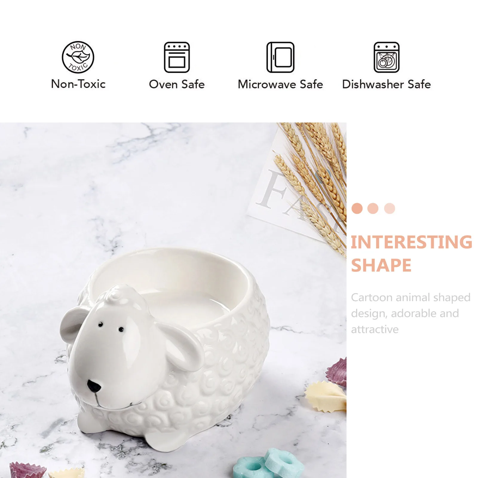 1Pcs Cartoon Animal Ceramic Bowl for Breakfast Dessert Snack Food Container Lightweight Food Bowl Salad Bowls Home Tableware
1Pcs Cartoon Animal Ceramic Bowl for Breakfast Dessert Snack Food Container Lightweight Food Bowl Salad Bowls Home Tableware