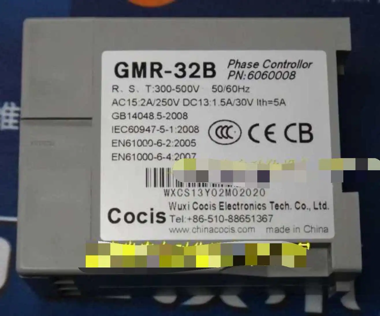Three phase AC power protector, phase sequence protector, Leji/Kesi GMR-32B3/B1
Three phase AC power protector, phase sequence protector, Leji/Kesi GMR-32B3/B1