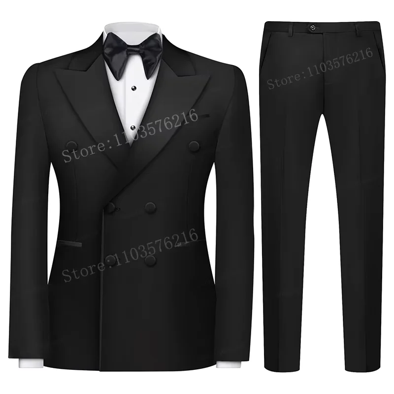 Men's Slim Fit 2 Piece Set Suits Beaded Crystals Double Breasted Customized Luxury Tuxedo for Man Formal Business Wedding Groom
Men's Slim Fit 2 Piece Set Suits Beaded Crystals Double Breasted Customized Luxury Tuxedo for Man Formal Business Wedding Groom