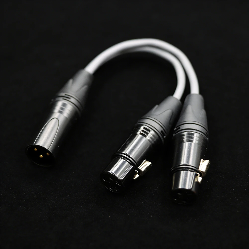 high quality New 3Pin XLR Female Jack To Dual 2 Male Plug Y Splitter Cable Adapter Microphone
high quality New 3Pin XLR Female Jack To Dual 2 Male Plug Y Splitter Cable Adapter Microphone