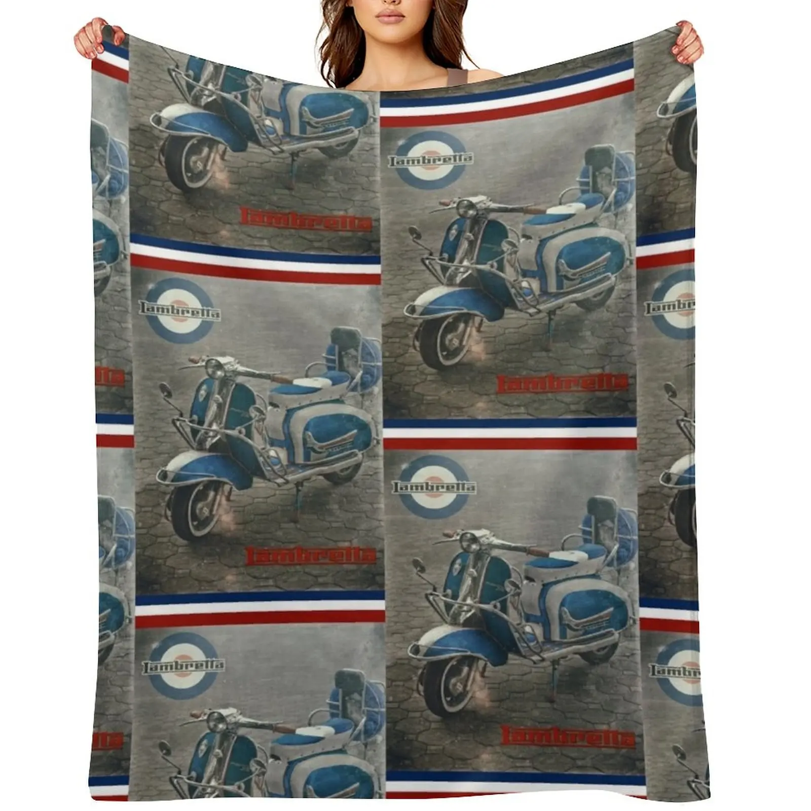 Retro Lambretta scooter Throw Blanket For Decorative Sofa Bed covers Fashion Sofas funny gift Blankets
Retro Lambretta scooter Throw Blanket For Decorative Sofa Bed covers Fashion Sofas funny gift Blankets