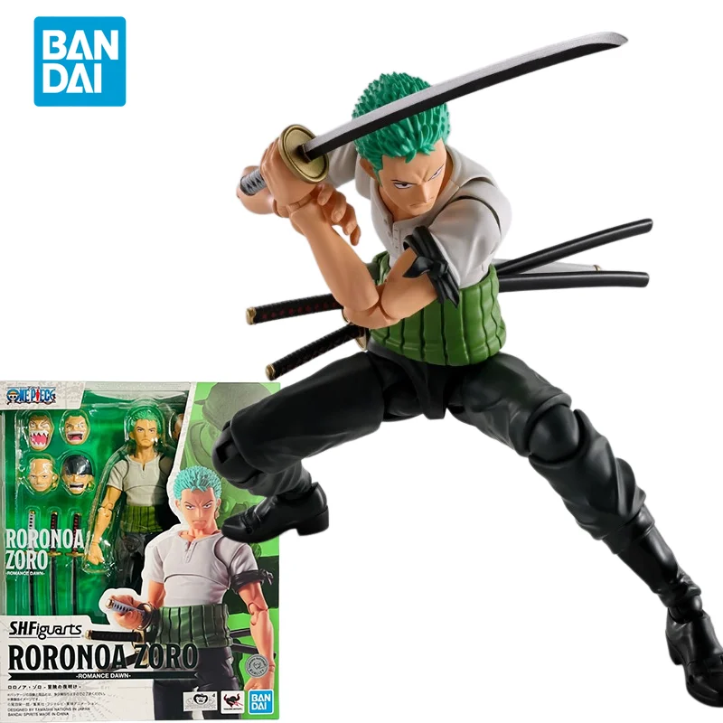 Bandai Original One Piece Anime Figure SHF Roronoa Zoro ROMANCE DAWN Action Figure Toys for Kids Gift Collectible Model
Bandai Original One Piece Anime Figure SHF Roronoa Zoro ROMANCE DAWN Action Figure Toys for Kids Gift Collectible Model