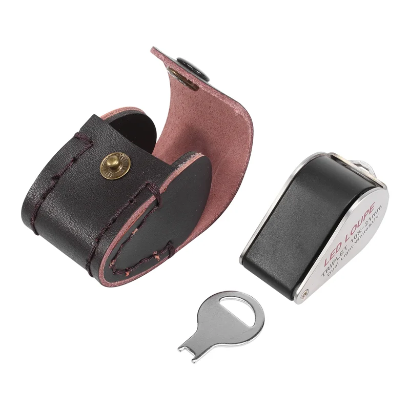 OFSS-10X Magnification Jeweler Loupe Triplet Lens Magnifier With 6 LED UV Light 21Mm For Gems, Jewelry, Coins, Stamps, Etc
OFSS-10X Magnification Jeweler Loupe Triplet Lens Magnifier With 6 LED UV Light 21Mm For Gems, Jewelry, Coins, Stamps, Etc