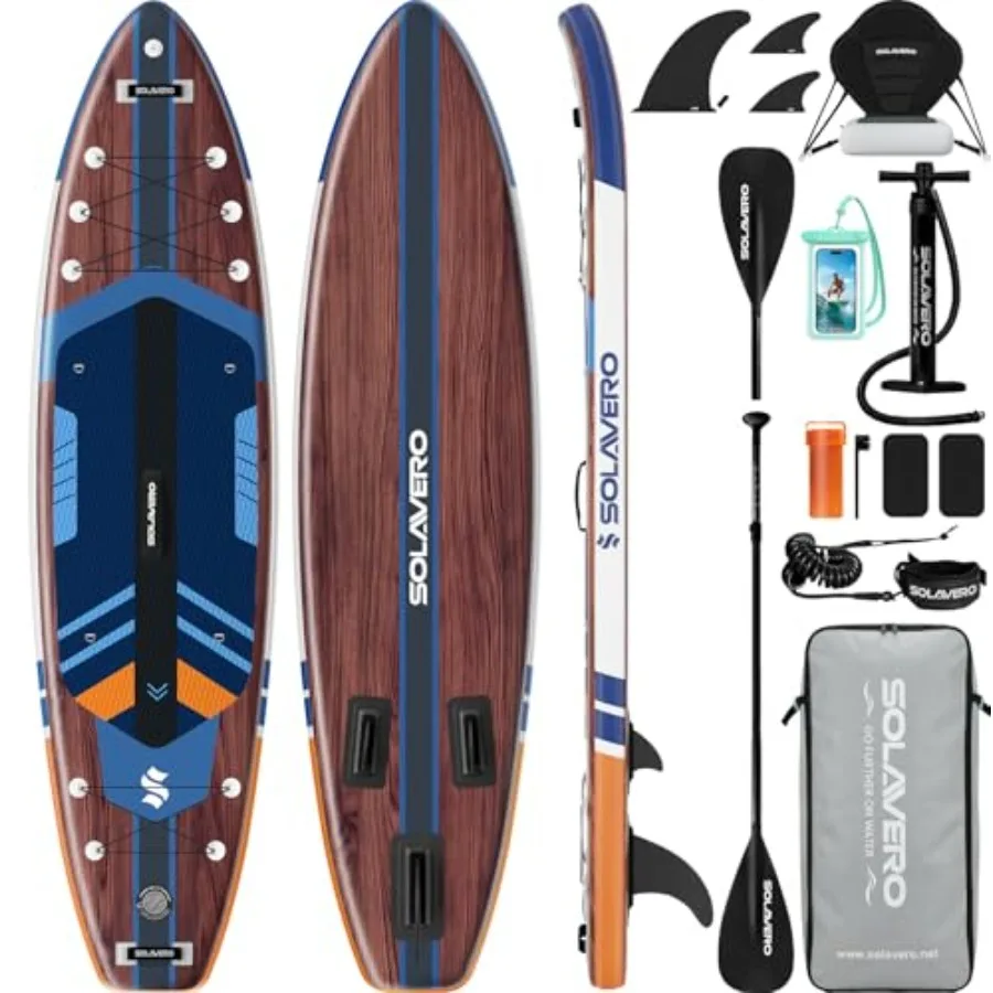 Inflatable Stand Up Paddle Board for adults and youth PVC material blue wide stable anti-slip EVA deck with premium SUP accesso
Inflatable Stand Up Paddle Board for adults and youth PVC material blue wide stable anti-slip EVA deck with premium SUP accesso
