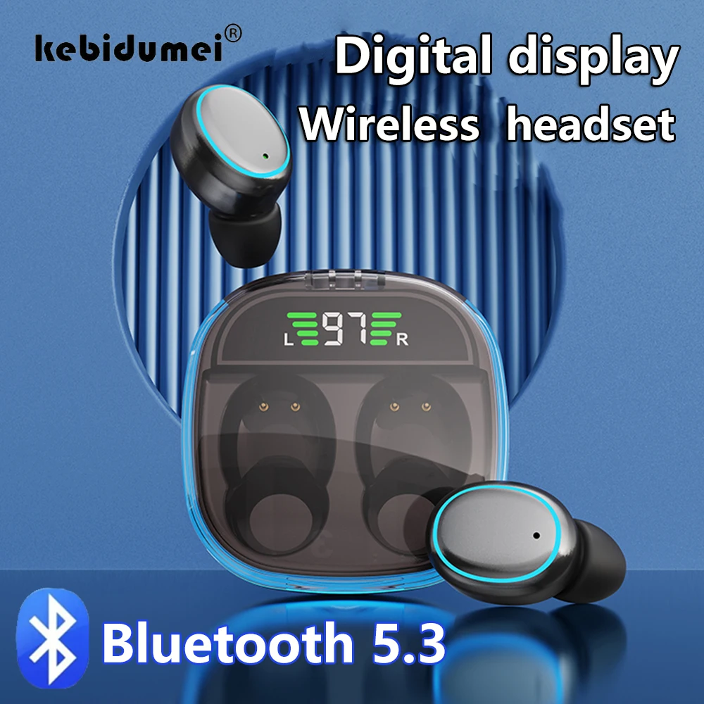 Bluetooth 5.4 TWS Wireless Earphones Transparent Headphones HiFi Stereo Noise Reduction Headsets LED Display Sports Earbuds
Bluetooth 5.4 TWS Wireless Earphones Transparent Headphones HiFi Stereo Noise Reduction Headsets LED Display Sports Earbuds