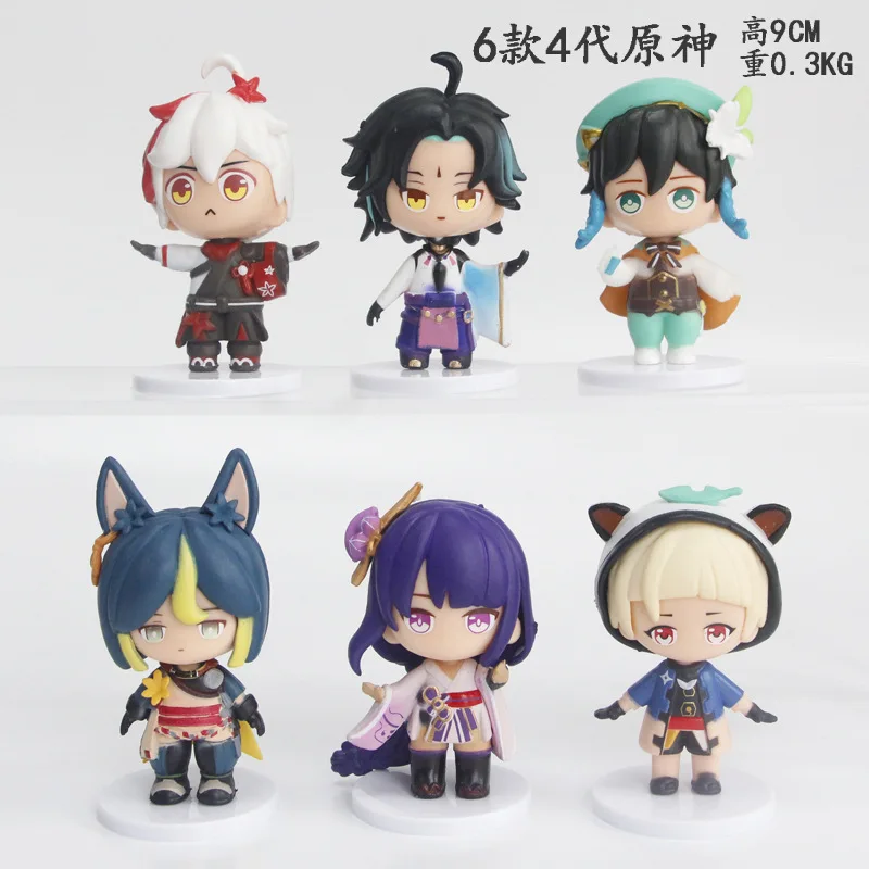 6Pcs Genshin Impact Barbatos Xiao Beelzebul Anime Action Figures Kaeya Klee Figurines Collection Model Toys Gift Decoration
6Pcs Genshin Impact Barbatos Xiao Beelzebul Anime Action Figures Kaeya Klee Figurines Collection Model Toys Gift Decoration