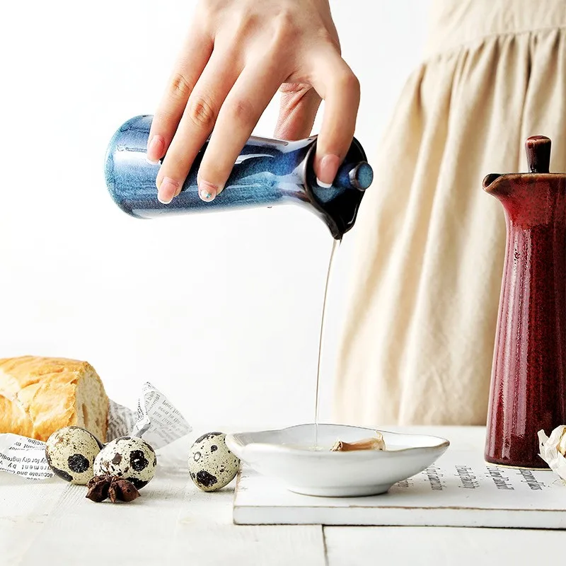 Seasoning Bottle Ceramic Oil Pot Vinegar Pot Sauce Oil Pot Home Seasoning Pot Commercial Japanese Style Seasoning Bottle ZF681
Seasoning Bottle Ceramic Oil Pot Vinegar Pot Sauce Oil Pot Home Seasoning Pot Commercial Japanese Style Seasoning Bottle ZF681