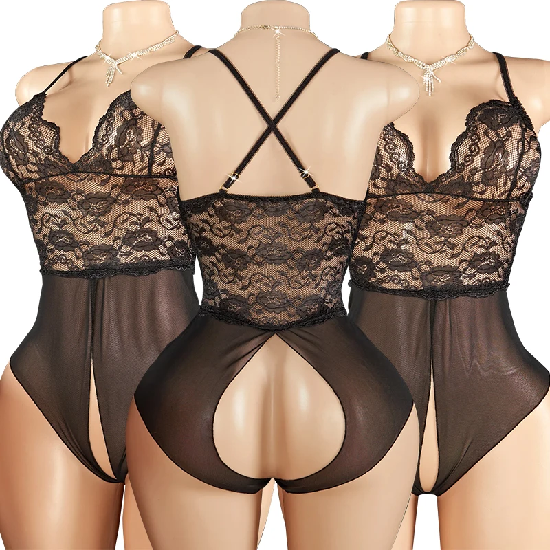 Porno Underwear Women Mesh Transparent Bra Set Erotic Costumes Lace Floral Deep V Open Crotch Babydoll Dress Sexy Lingerie Set
Porno Underwear Women Mesh Transparent Bra Set Erotic Costumes Lace Floral Deep V Open Crotch Babydoll Dress Sexy Lingerie Set