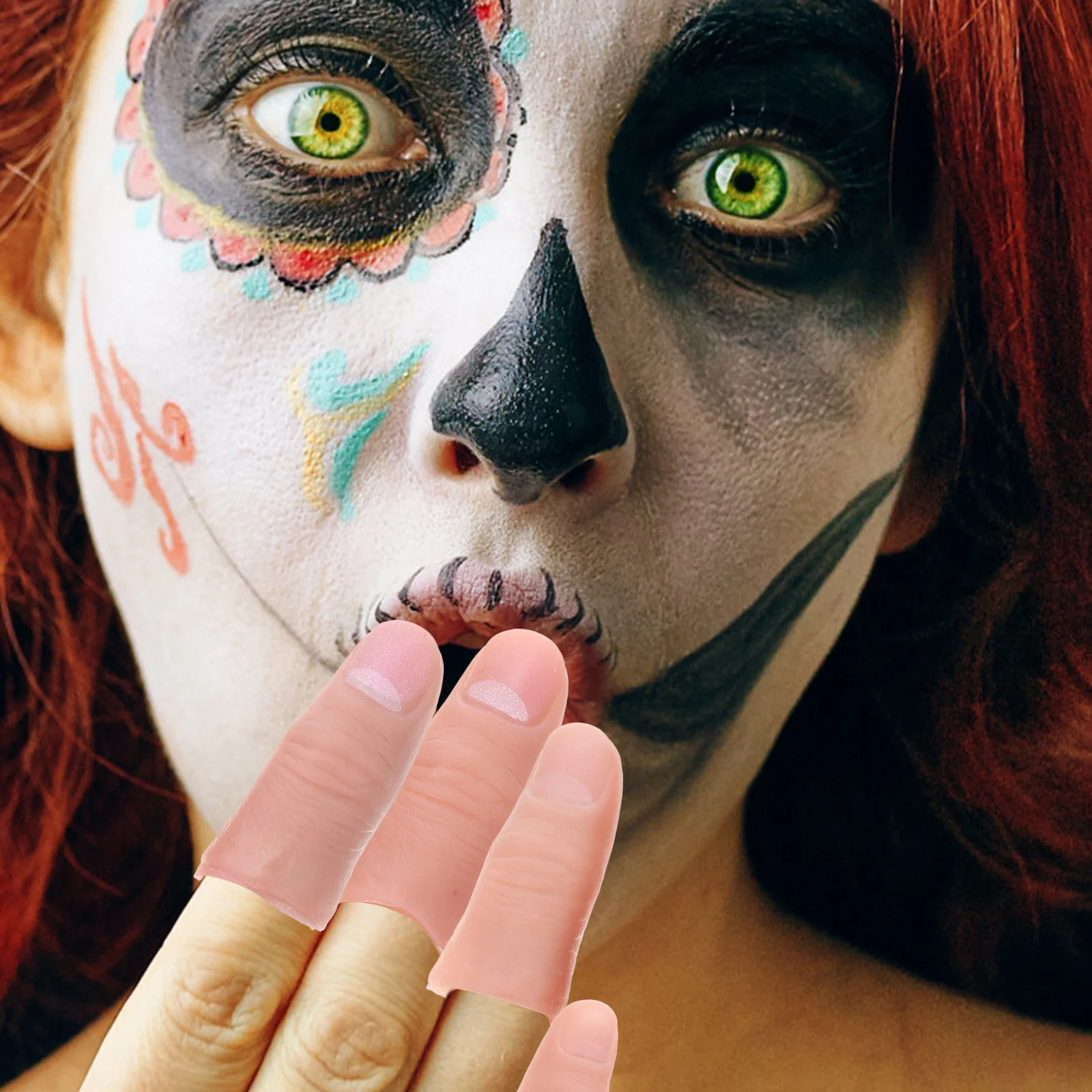 20Pcs Simulation Finger Sleeve Lightweight Portable Trick Props for Performance Party Fun and Prank Accessories
20Pcs Simulation Finger Sleeve Lightweight Portable Trick Props for Performance Party Fun and Prank Accessories