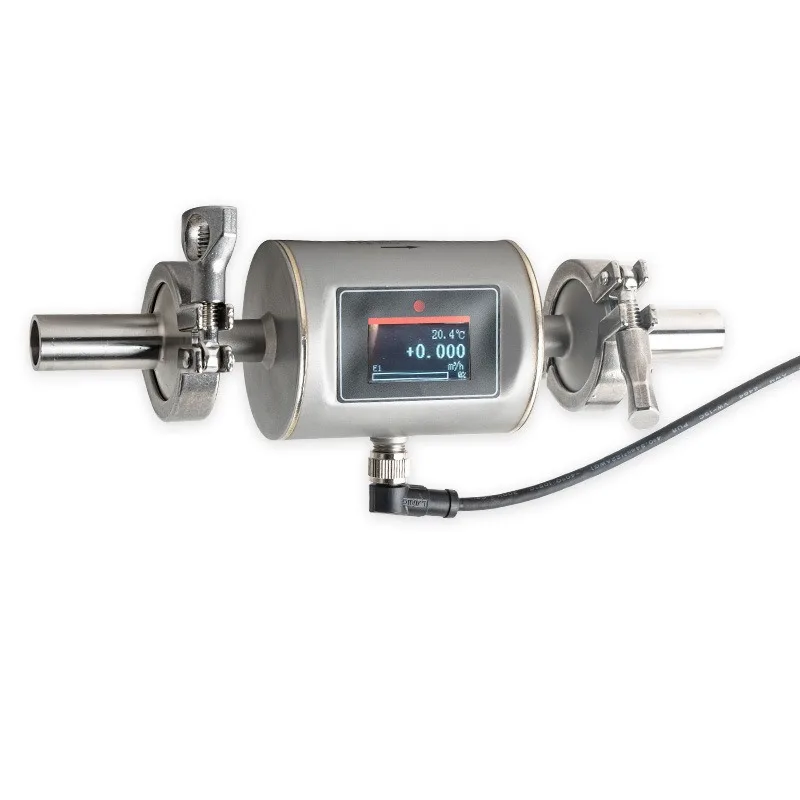 Miniature electromagnetic flowmeter, micro liquid water dosing, small diameter flange clamp thread DN6
Miniature electromagnetic flowmeter, micro liquid water dosing, small diameter flange clamp thread DN6