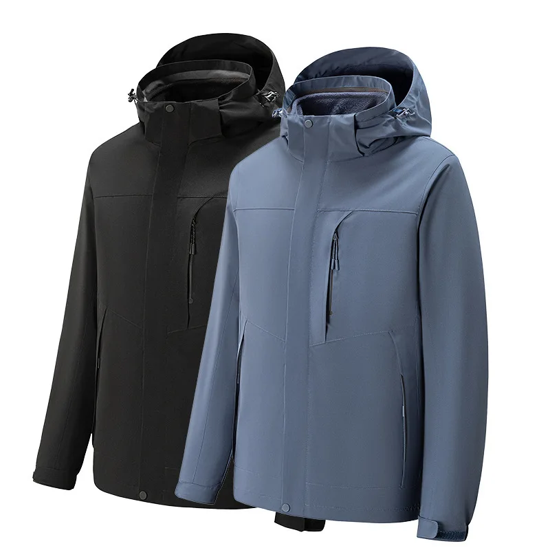 Outdoor Jacket for Men, Three-in-One Detachable Two-Piece Set, Fleece-Lined, Thickened, Waterproof, Breathable Hiking Jacket
Outdoor Jacket for Men, Three-in-One Detachable Two-Piece Set, Fleece-Lined, Thickened, Waterproof, Breathable Hiking Jacket