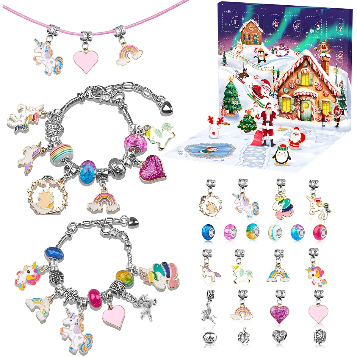 Christmas Advent Calendar Bracelets 2025 for Girls Christmas Calendar Charm Jewelry Advent Calendar for Kids Teens Women
Christmas Advent Calendar Bracelets 2025 for Girls Christmas Calendar Charm Jewelry Advent Calendar for Kids Teens Women
