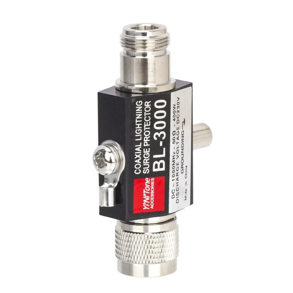 for BL-3000 Coaxial Lightning Arrestor Surge Protector N male to N Female 400W 50 Ohm
for BL-3000 Coaxial Lightning Arrestor Surge Protector N male to N Female 400W 50 Ohm