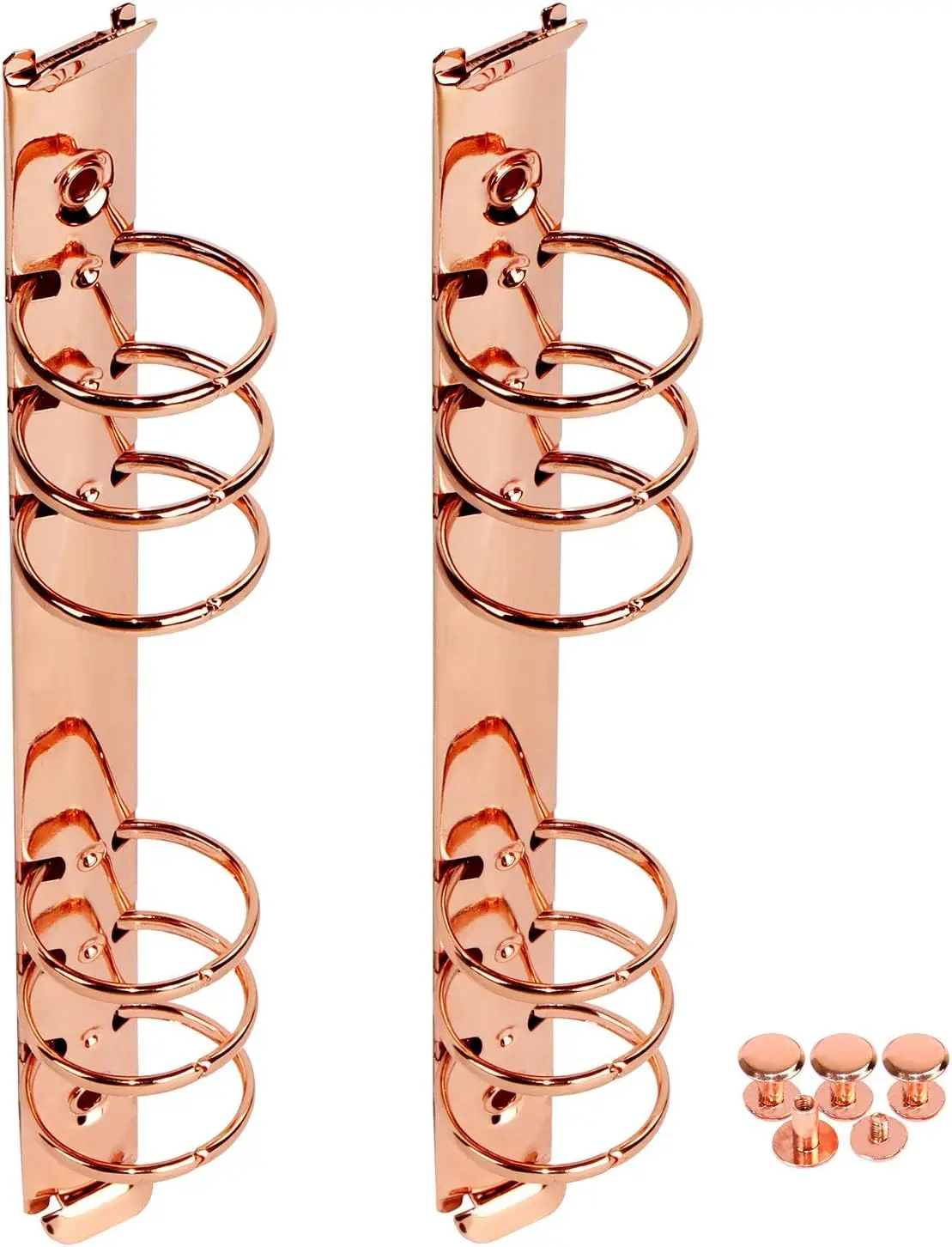A5 6-Ring Binder Mechanism 30mm, 2Pcs Round Ring Binding Spines Replacement for Loose Leaf Notebook (Rose Gold)
A5 6-Ring Binder Mechanism 30mm, 2Pcs Round Ring Binding Spines Replacement for Loose Leaf Notebook (Rose Gold)