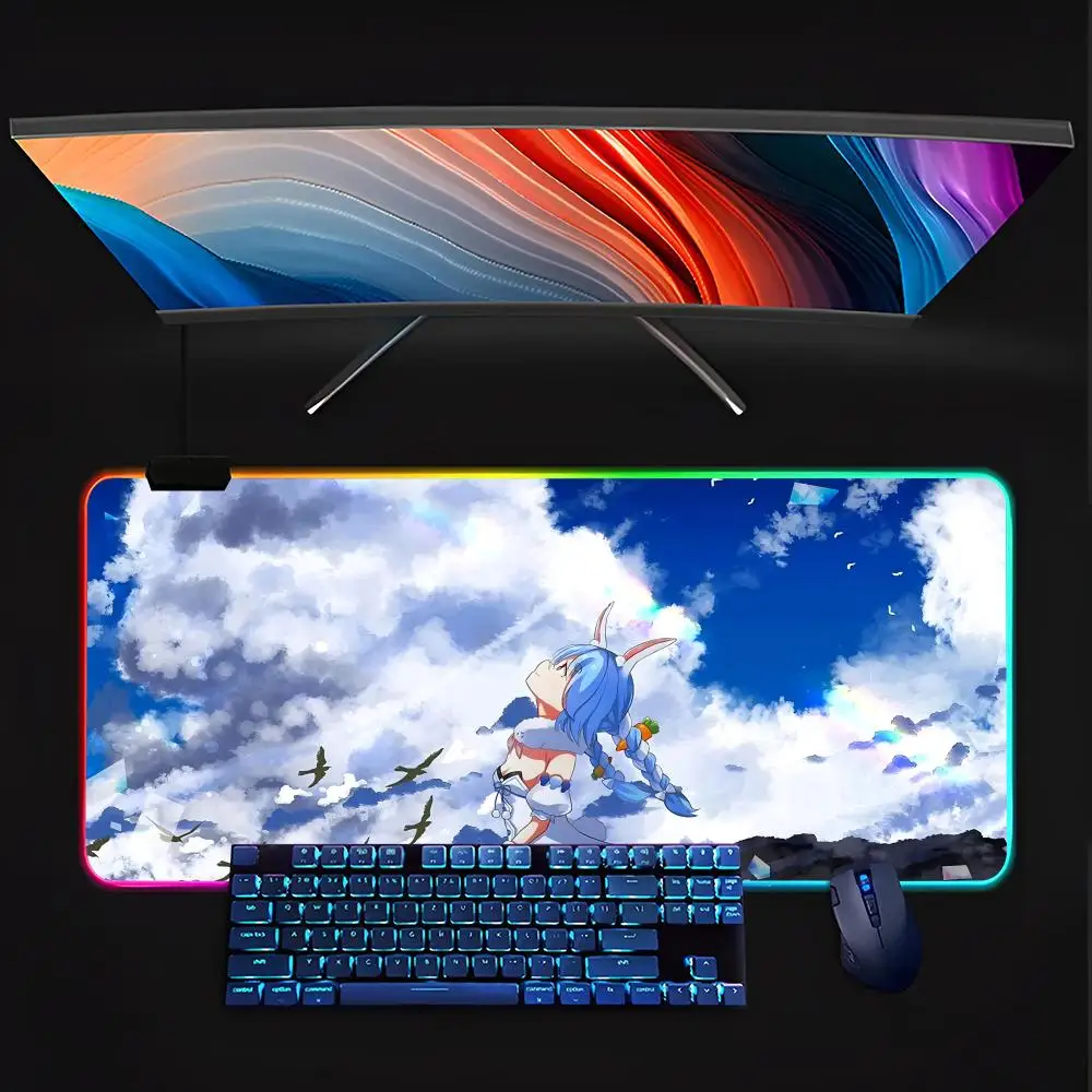 Игровой коврик для мыши, клавиатура, RGB, светящийся резиновый коврик, милый мультяшный игровой компьютер, csgo, lol, pubg
Игровой коврик для мыши, клавиатура, RGB, светящийся резиновый коврик, милый мультяшный игровой компьютер, csgo, lol, pubg