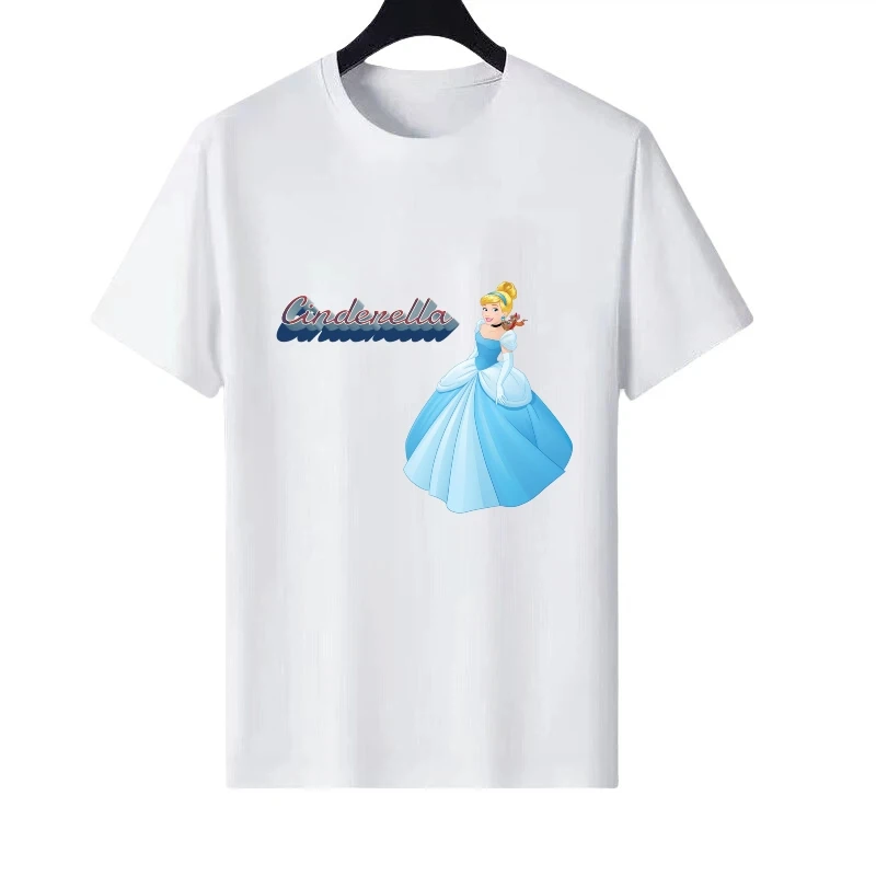 Disney Princess Print Pattern Woman Parent-child Clothing White Summer Sports Top Ladies Cheap Short Sleeves T-Shirt Sweatshirts
Disney Princess Print Pattern Woman Parent-child Clothing White Summer Sports Top Ladies Cheap Short Sleeves T-Shirt Sweatshirts