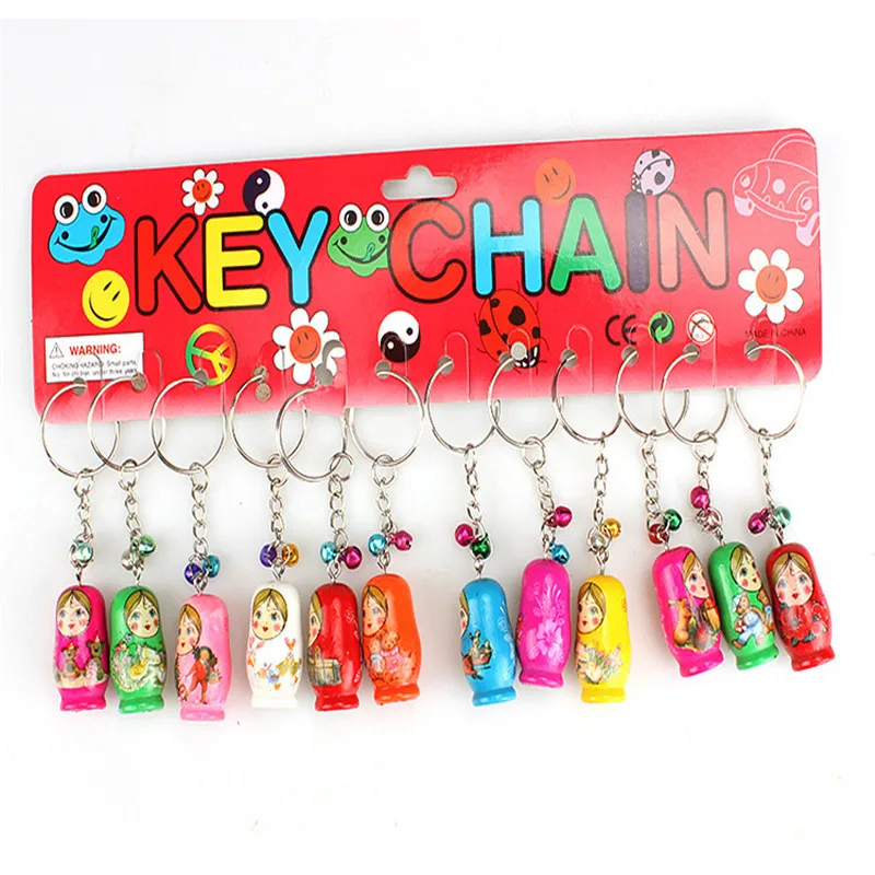 36Pcs/set Matryoshka Russian Dolls Key Rings Hanging Pendant Wooden Keyring Decor Christmas Gift for Girls Women Random Style
36Pcs/set Matryoshka Russian Dolls Key Rings Hanging Pendant Wooden Keyring Decor Christmas Gift for Girls Women Random Style