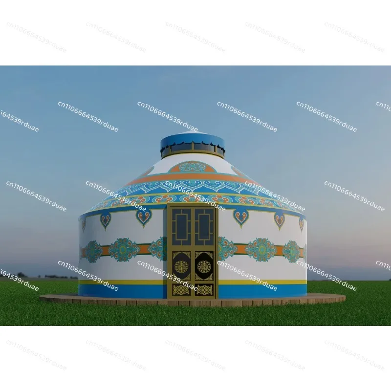 Large outdoor yurt tent agritainment catering roasted whole sheep scenic B & B canvas thickened warm and rainproof
Large outdoor yurt tent agritainment catering roasted whole sheep scenic B & B canvas thickened warm and rainproof