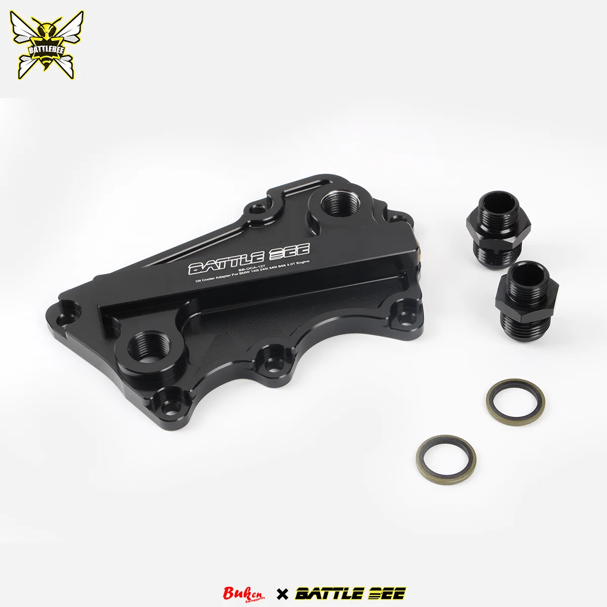 BATTLEBEE Racing Car Modification Engine Oil Cooler Adapter For BMW 140i 240i 340i Z4 Toyota Supra A90 B58 B30 3.0T BB-OCA-127
BATTLEBEE Racing Car Modification Engine Oil Cooler Adapter For BMW 140i 240i 340i Z4 Toyota Supra A90 B58 B30 3.0T BB-OCA-127