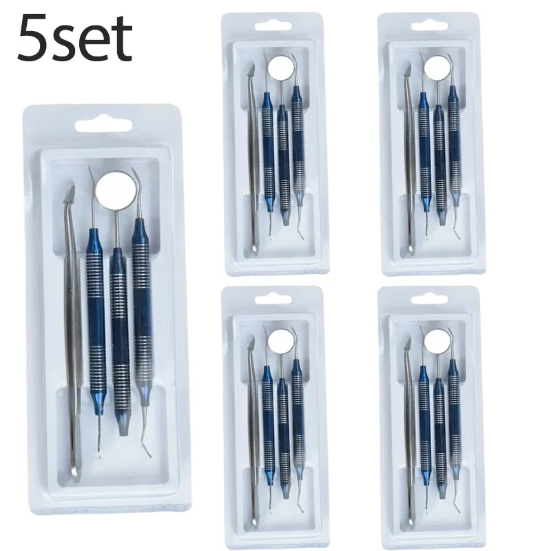 5set Dental Hygiene Tool Kit Instruments Dentist Tartar Scraper Scaler Calculus Plaque Remover Teeth Cleaning Oral Care Tool
5set Dental Hygiene Tool Kit Instruments Dentist Tartar Scraper Scaler Calculus Plaque Remover Teeth Cleaning Oral Care Tool