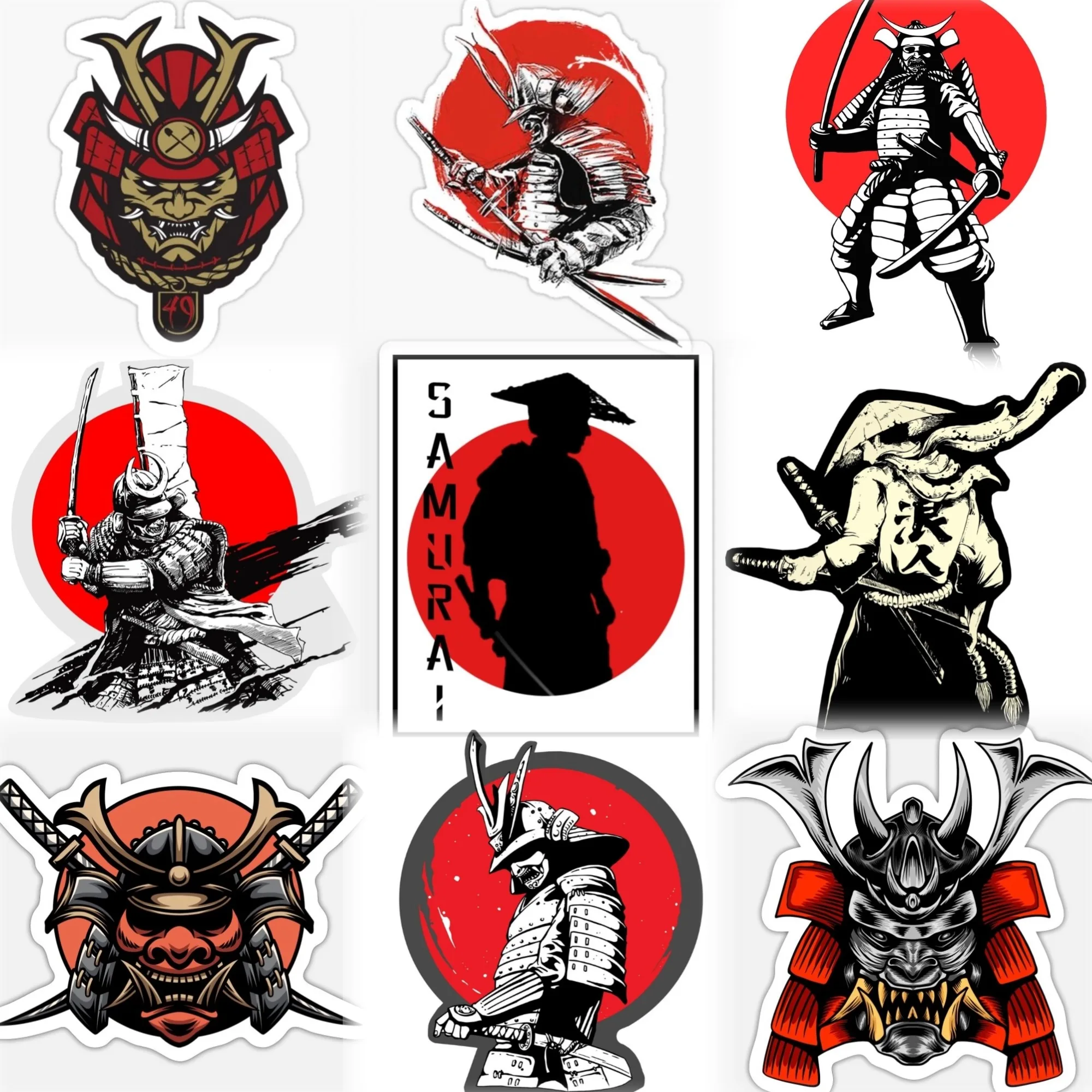 Samurai Ninja Ghost Warrior Creative PVC Sticker for Decorate Car Van Bicycle Truck Helmet Window Wall Fridge Decal Accessorie 
Samurai Ninja Ghost Warrior Creative PVC Sticker for Decorate Car Van Bicycle Truck Helmet Window Wall Fridge Decal Accessorie