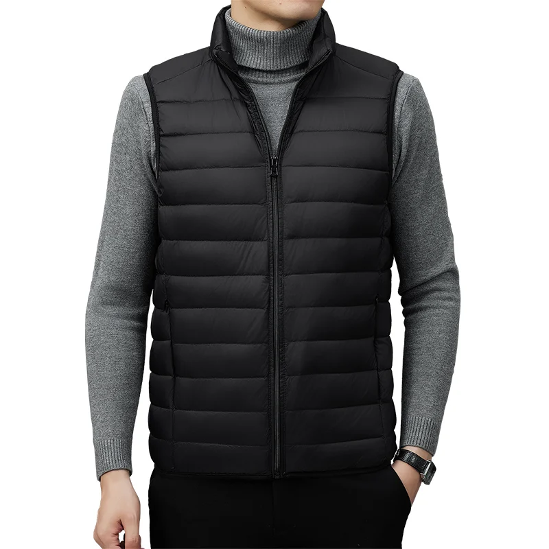 Water-Resistant Packable Men's Quilted Down Vest Men's Vest Autumn Winter Lightweight Coat New Men's Sleeveless Puffer Jacket
Water-Resistant Packable Men's Quilted Down Vest Men's Vest Autumn Winter Lightweight Coat New Men's Sleeveless Puffer Jacket