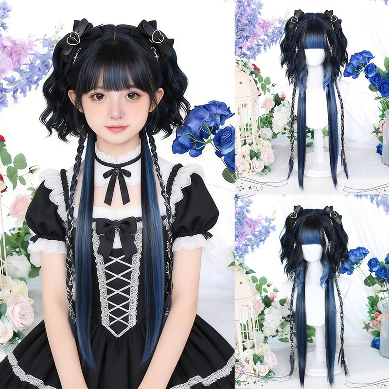 Cosplay anime wig Lolita cute loli double ponytail tiger mouth clip long curly hair headband lolita
Cosplay anime wig Lolita cute loli double ponytail tiger mouth clip long curly hair headband lolita
