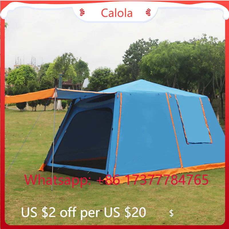 8-12 Person Automatic Quick Open Tent Waterproof High Quality Family Outdoor Camping Tent
8-12 Person Automatic Quick Open Tent Waterproof High Quality Family Outdoor Camping Tent