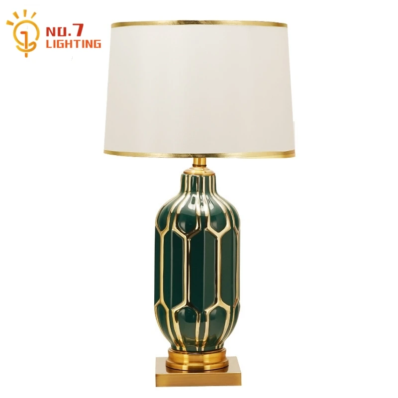 Nordic Luxury Gold Lustre Ceramic Led Table Lamp Art Decor Home Salon Simple Modern Desk Lights Background Bedroom Bedside Study
Nordic Luxury Gold Lustre Ceramic Led Table Lamp Art Decor Home Salon Simple Modern Desk Lights Background Bedroom Bedside Study