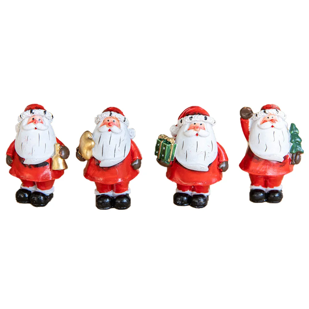 4Pcs Santa Resin Ornaments Christmas Miniature Accessories Fine Craftsmanship Detailed Painting Home Garden Decor
4Pcs Santa Resin Ornaments Christmas Miniature Accessories Fine Craftsmanship Detailed Painting Home Garden Decor