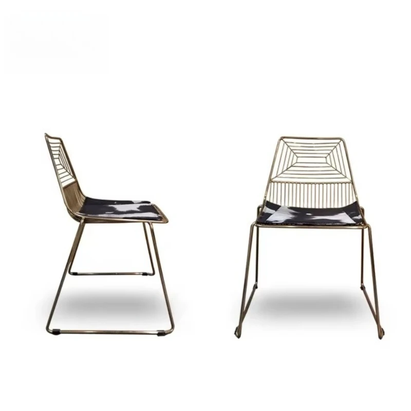 New Design Gold Furniture Bertoia Wire Mesh Metal Modeling Dining Chair
New Design Gold Furniture Bertoia Wire Mesh Metal Modeling Dining Chair