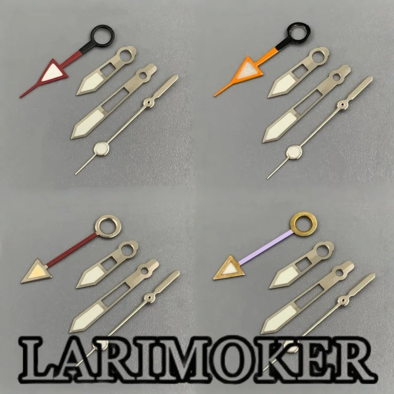 Черные и серебристые стрелки для часов LARIMOKER, подходящие для автоматического механизма NH34 Luminous GMT.
Черные и серебристые стрелки для часов LARIMOKER, подходящие для автоматического механизма NH34 Luminous GMT.