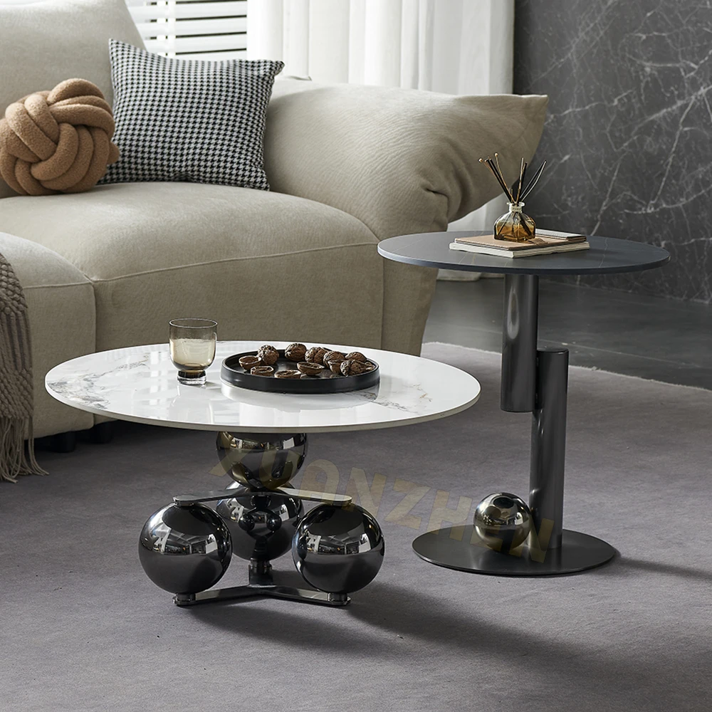 ❁ Комплект кофейных столиков Xuanzhen: высококачественные журнальные столики из нержавеющей стали и спеченного камня для гостиной
❁ Комплект кофейных столиков Xuanzhen: высококачественные журнальные столики из нержавеющей стали и спеченного камня для гостиной