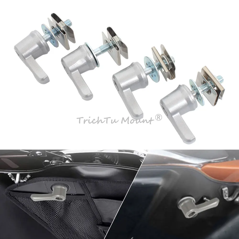 Brand New Saddlebag Locks Mounting Screw Fastener Fits For Harley 1993-Later Touring Road King Street Glide Electra Glide Silver
Brand New Saddlebag Locks Mounting Screw Fastener Fits For Harley 1993-Later Touring Road King Street Glide Electra Glide Silver