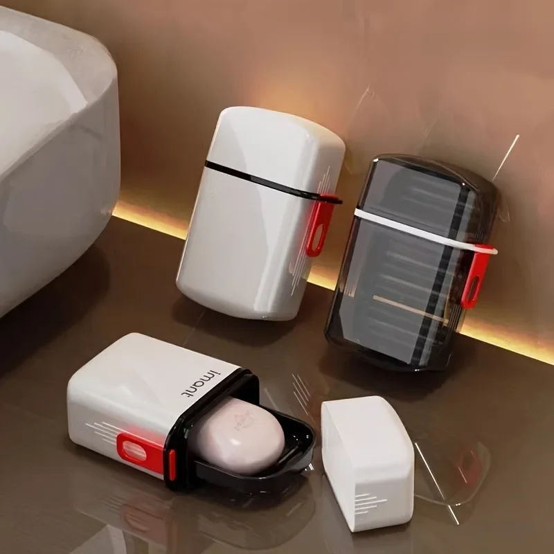 Portable Travel Soap Box with Sealed Lid and Drainage Function. Easy To Clean and Prevent Softening
Portable Travel Soap Box with Sealed Lid and Drainage Function. Easy To Clean and Prevent Softening