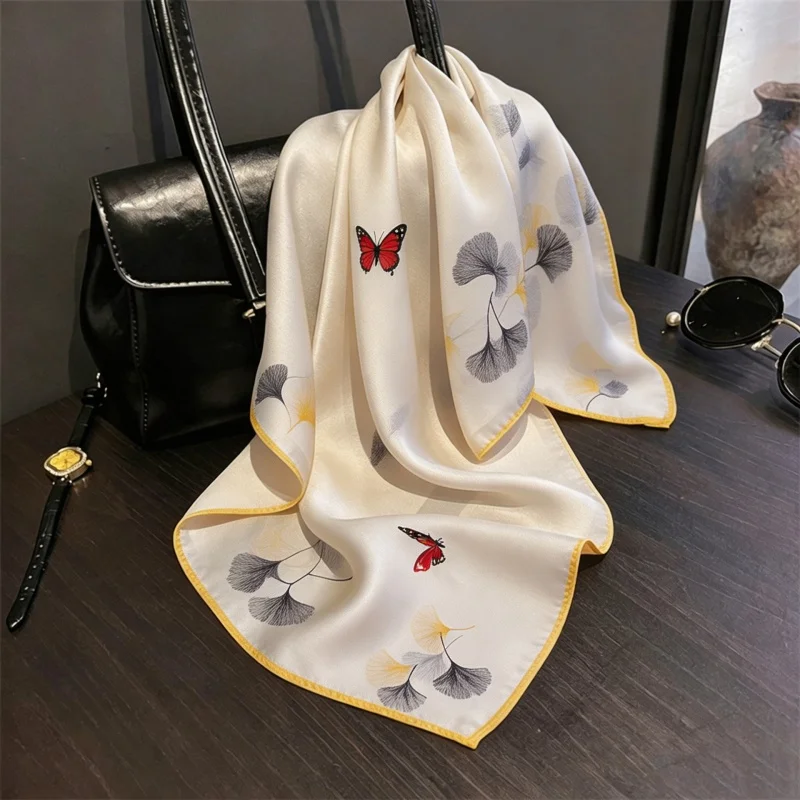 100% Silk Square Scarf Elegant Butterfly Bandana and Hijab Fashion Bag Accessory Neck Head Wrap Lovely Gift for Girls
100% Silk Square Scarf Elegant Butterfly Bandana and Hijab Fashion Bag Accessory Neck Head Wrap Lovely Gift for Girls