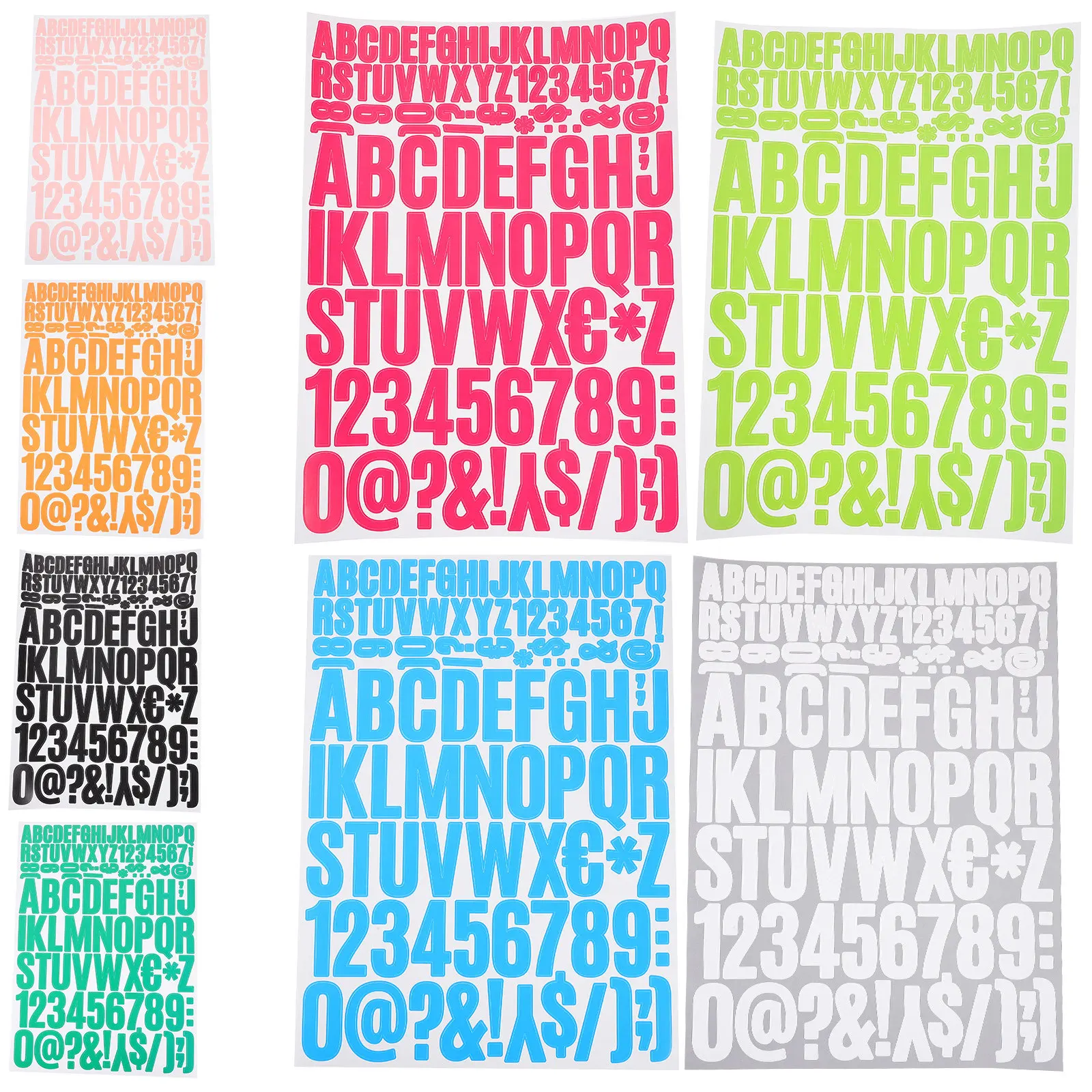 8 Sheets English Letter Number Stickers Water Resistant Alphabet Decals for Laptop Water Bottle Scrapbook DIY Journal Supplies
8 Sheets English Letter Number Stickers Water Resistant Alphabet Decals for Laptop Water Bottle Scrapbook DIY Journal Supplies