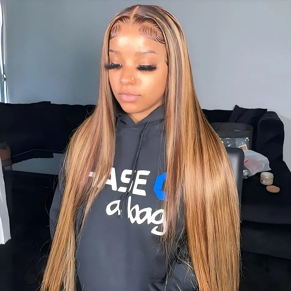 16A 100% Remy Hair 4/27 Highlight Straight 13x4 HD Lace Frontal Human Hair Wigs For Women Ombre P4/27 Lace Wigs Human Hair 180%
16A 100% Remy Hair 4/27 Highlight Straight 13x4 HD Lace Frontal Human Hair Wigs For Women Ombre P4/27 Lace Wigs Human Hair 180%