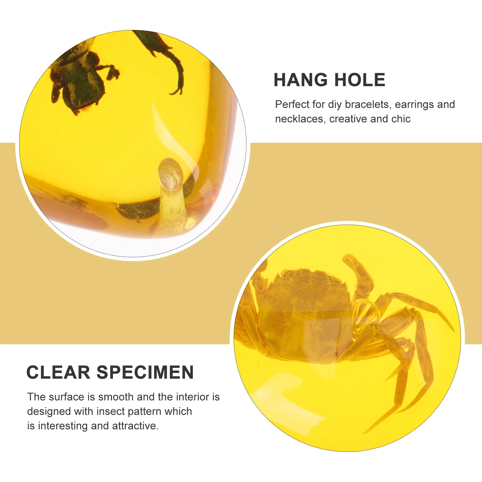 5 Pcs Insect Specimen Amber Ornament Decoration Necklace Pendant Stone Artificial Specimens Kids
5 Pcs Insect Specimen Amber Ornament Decoration Necklace Pendant Stone Artificial Specimens Kids
