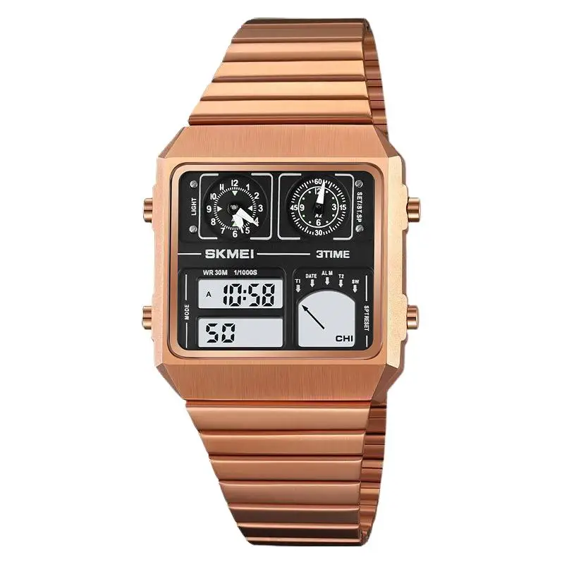 Skmei Men's Electronic Watch Men's Square Watch Multi-Function Sports Waterproof Thermometer Electronic Watch
Skmei Men's Electronic Watch Men's Square Watch Multi-Function Sports Waterproof Thermometer Electronic Watch