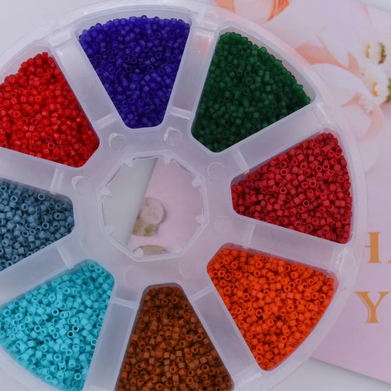 50gMiyuki frosted glass seed beads Japanese matte color 11/0 DB round seed beads high-quality DIY production accessories
50gMiyuki frosted glass seed beads Japanese matte color 11/0 DB round seed beads high-quality DIY production accessories