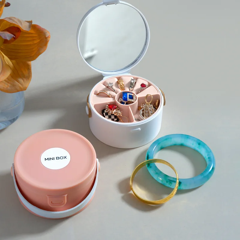 Portable Jewelry Storage Double-layer Ring Necklace Rings Division Box Solid Color Home Multifunctional Sewing Box Outdoor
Portable Jewelry Storage Double-layer Ring Necklace Rings Division Box Solid Color Home Multifunctional Sewing Box Outdoor